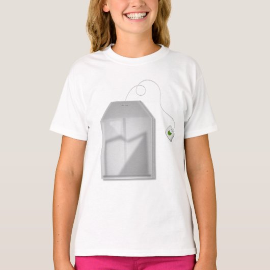 Mint thee tas meisjes T-shirt (Voorkant)