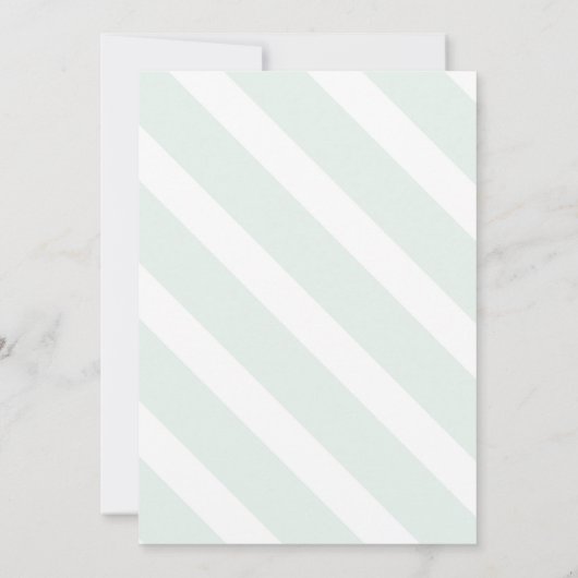 Mint thema twin baby shower uitnodiging (Achterkant)