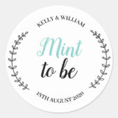 Mint To Be Sticker (Voorkant)