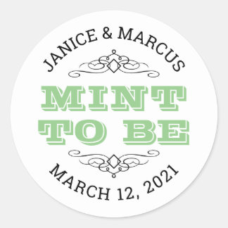 Mint To Be Stickers, Favor Stickers van Mint
