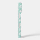 Mint Trendy Arrow Tribal Print Case-Mate iPhone Case (Achterkant / Rechts)