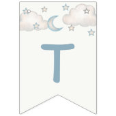Mint Turquoise Boy Baby shower bunting banner (Tweede vlag)