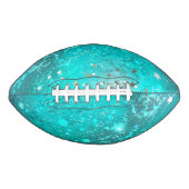 Mint Turquoise Foil Achtergrond American Football (Voorkant)
