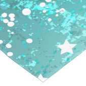 Mint Turquoise Folie Achtergrond Korte Tafelloper (Hoek)