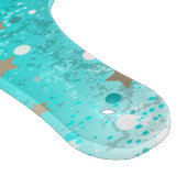 Mint Turquoise Folie Achtergrond Snijplank (Hoek)