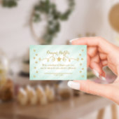 Mint Twinkle Little Star Diaper Kaart Raffle