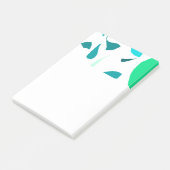 Mint verlaat Post-It Post-it® Notes (Schuin)