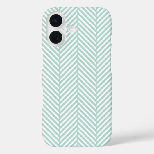 Mint visgraat Case-Mate iPhone case (Achterkant)