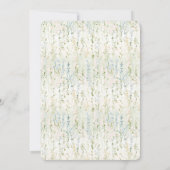 Mint Vlinder Verjaardag Kaart (Achterkant)