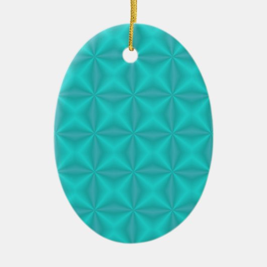 Mint Waffles Keramisch Ornament (Voorkant)