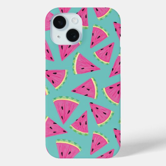 Mint Watermelon iPhone Case (Achterkant)