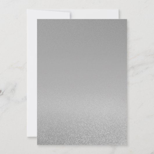 Mint Waterverf Hart bruiloft receptie Kaart (Achterkant)