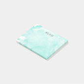  Mint Waterverf Nota aan Zelf Post-it® Notes (Schuin)