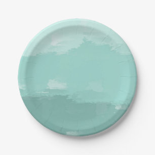 Mint Waterverf Ombre Papieren Bordje