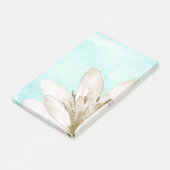 Mint Waterverf witte ventilator Post-it® Notes (Schuin)