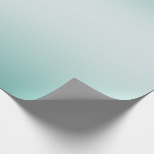 Mint White Ombre Cadeaupapier (Hoek)