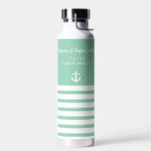Mint White Personal Beach Wedding Favor Waterfles (Links)