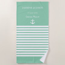 Mint White Personal Destination Wedding Favor