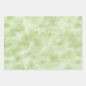 Mint White Tropical Beach Bladeren Inpakpapier Vel (Voorkant)