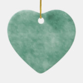 Mint wit glam gouden fonkeling glitter keramisch ornament (Achterkant)