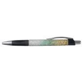 Mint Witte Glam Gouden Schitter Glitter Pen (Bovenkant)