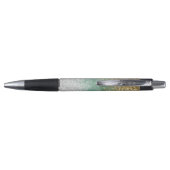 Mint Witte Glam Gouden Schitter Glitter Pen (Achterkant)