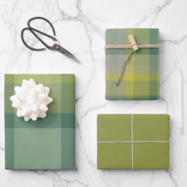 Mint Wrapping Paper Flat Sheet Set of 3