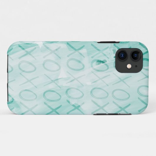 Mint XOXO Love Case-Mate iPhone Case (Achterkant (horizontaal))