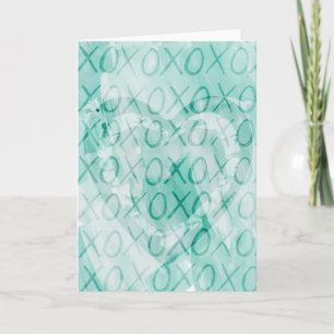 Mint XOXO Love Kaart