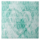 Mint XOXO Love Tegeltje (Voorkant)