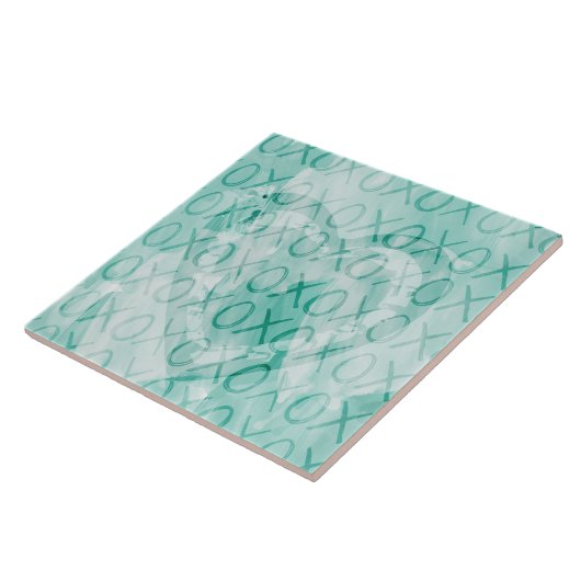Mint XOXO Love Tegeltje (Zijkant)