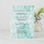 Mint XOXO-Vrijgezellenfeest Kaart (Staand voorkant)