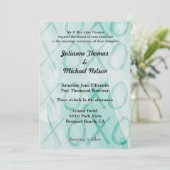 Mint XOXO Wedding Kaart (Staand voorkant)