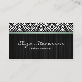 Mint Zebra Mode Consultant Visitekaartje