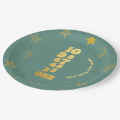 Minted New Years Eve Party Papieren Bordje (Gekanteld)