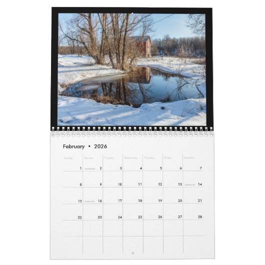 MinterPhotography-12 months in Central NY Calendar Kalender (Feb 2026)