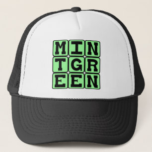 Mintgroen, Kleur Trucker Pet