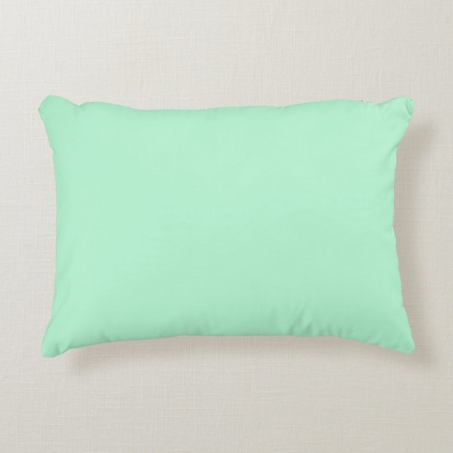 Mintgroene accentkussen accent kussen (Voorkant)