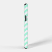 Mintgroene chevron patroon iPhone 5C hoesje iPhone 12 Hoesje (Rechterkant)
