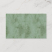 Mintgroene dier Bedrijfsnaam website Visitekaartje (Achterkant)