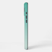 mintgroene gradiënt iPhone hoesje (Linkerkant)