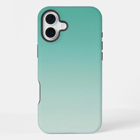 mintgroene gradiënt iPhone hoesje (Achterkant)