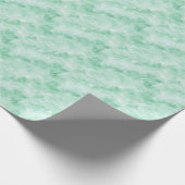 Mintgroene marmer cadeaupapier (Hoek)