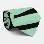 mintgroene palm stropdas (Opgerold)