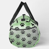 Mintgroene tas met zwarte pootafdruk (Rechts)