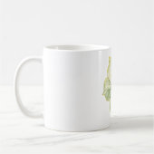 Mintgroene Vlinder Geloof Koffiemok (Links)