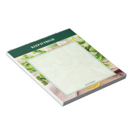Mintgroene Welzijn & Zelfzorg Notitieblok