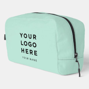 Mintgroene Zakelijke Logo Naam Instagram Reizen Toilettasje