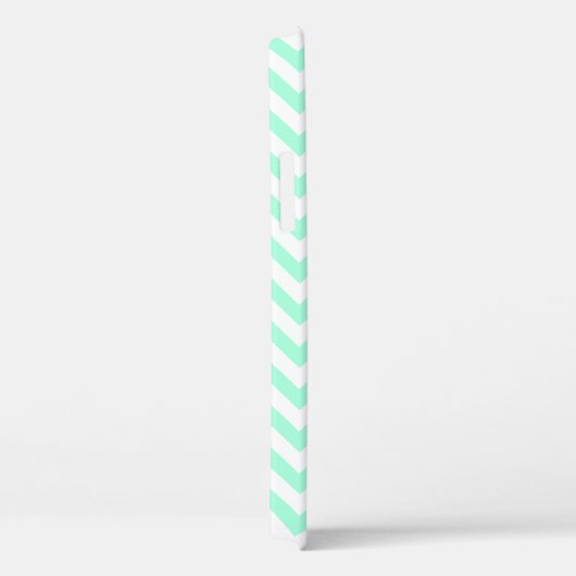 Mintig groen chevron patroon iPhone 5C case (Achterkant / Rechts)