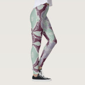 Mintogreen AI-kunst Leggings (Rechts)